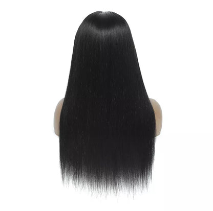 Human Hair Straight Head Band Wig