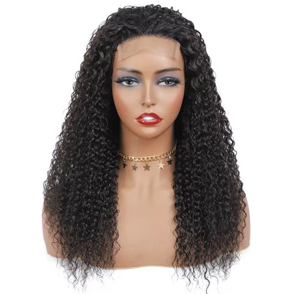 Human Hair Kinky Curl Lace front wig
