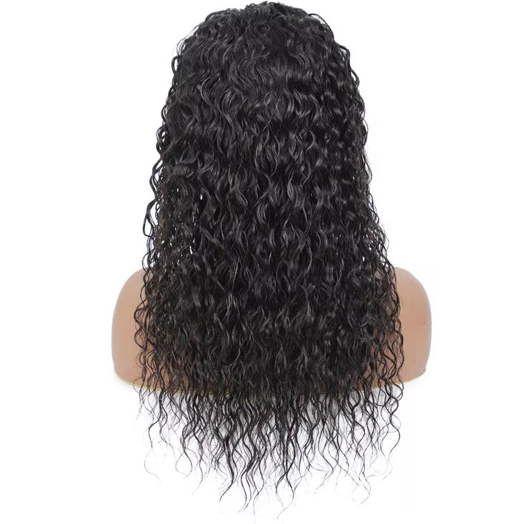 Human Hair Natural Curl Lace front wig
